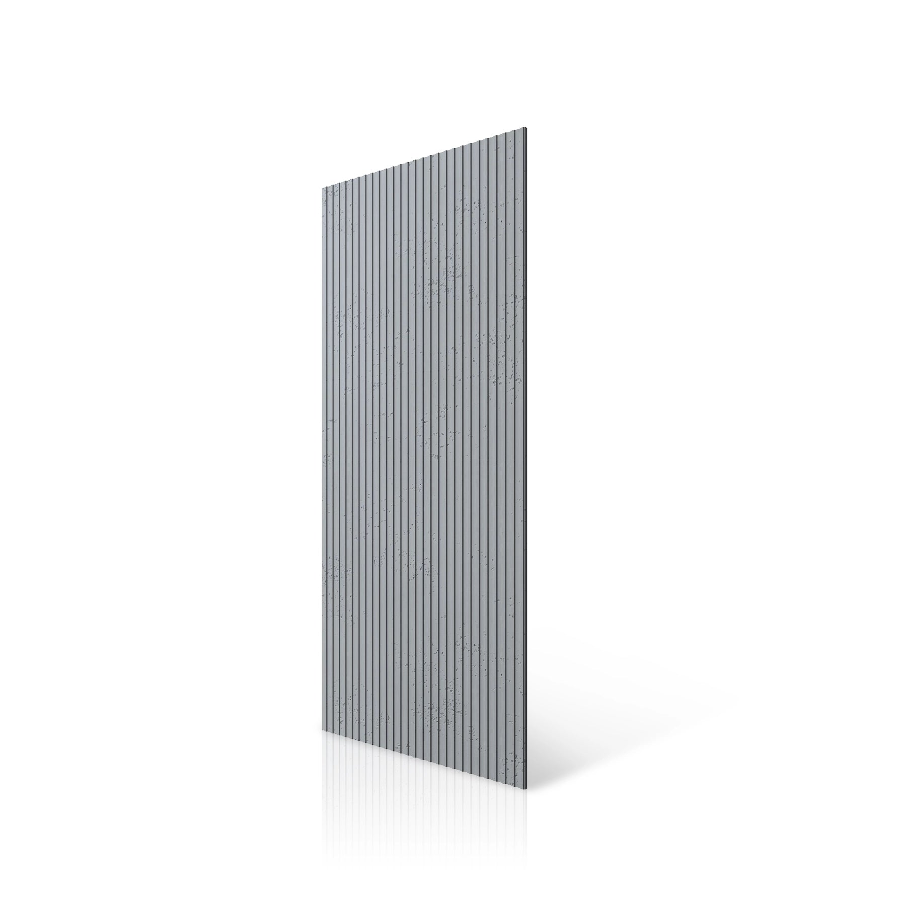3D Concrete Wall Panels GROOVE colour swatch on white background DecorMania.eu