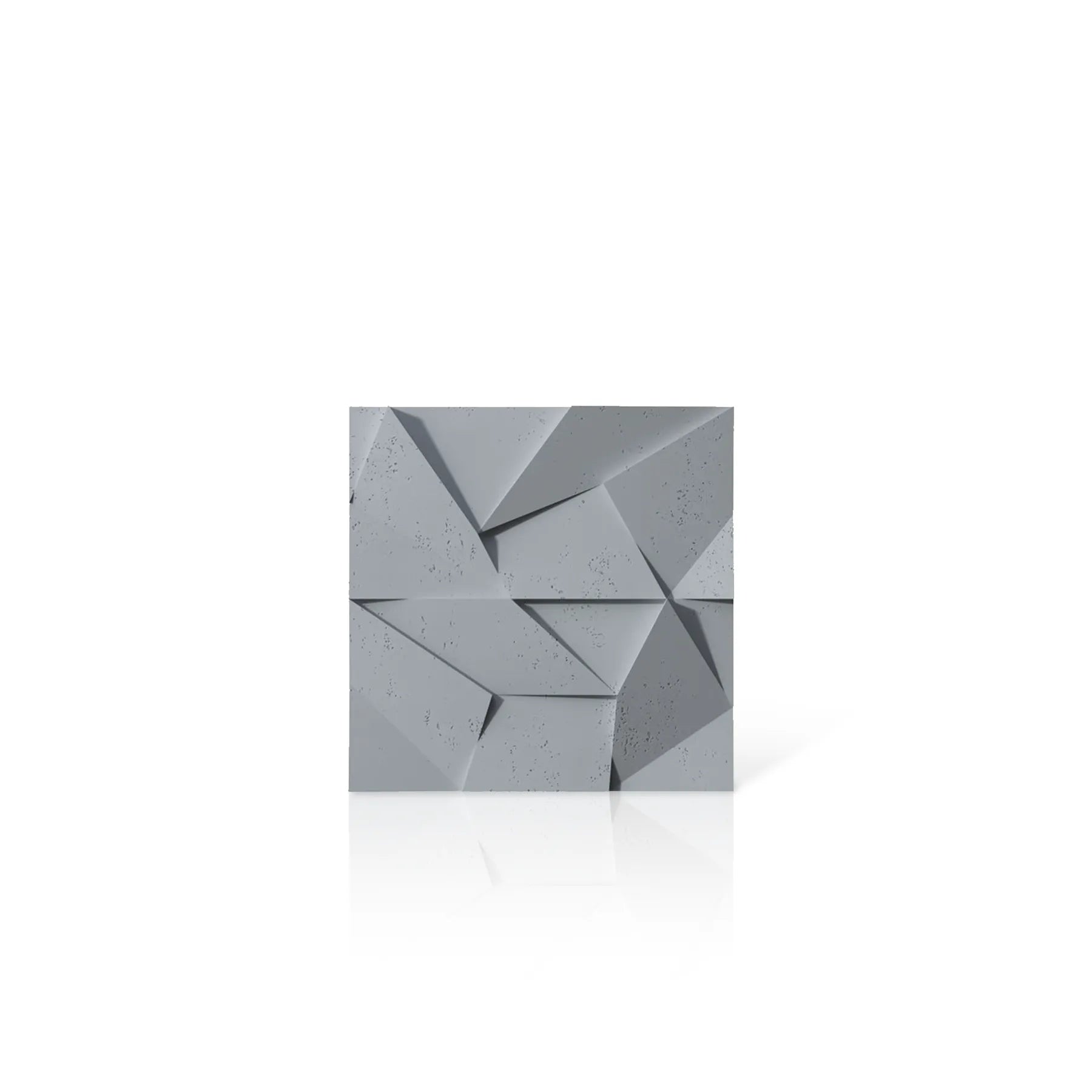 3D Concrete Wall Panels MULTICRYSTAL colour swatch on white background DecorMania EU