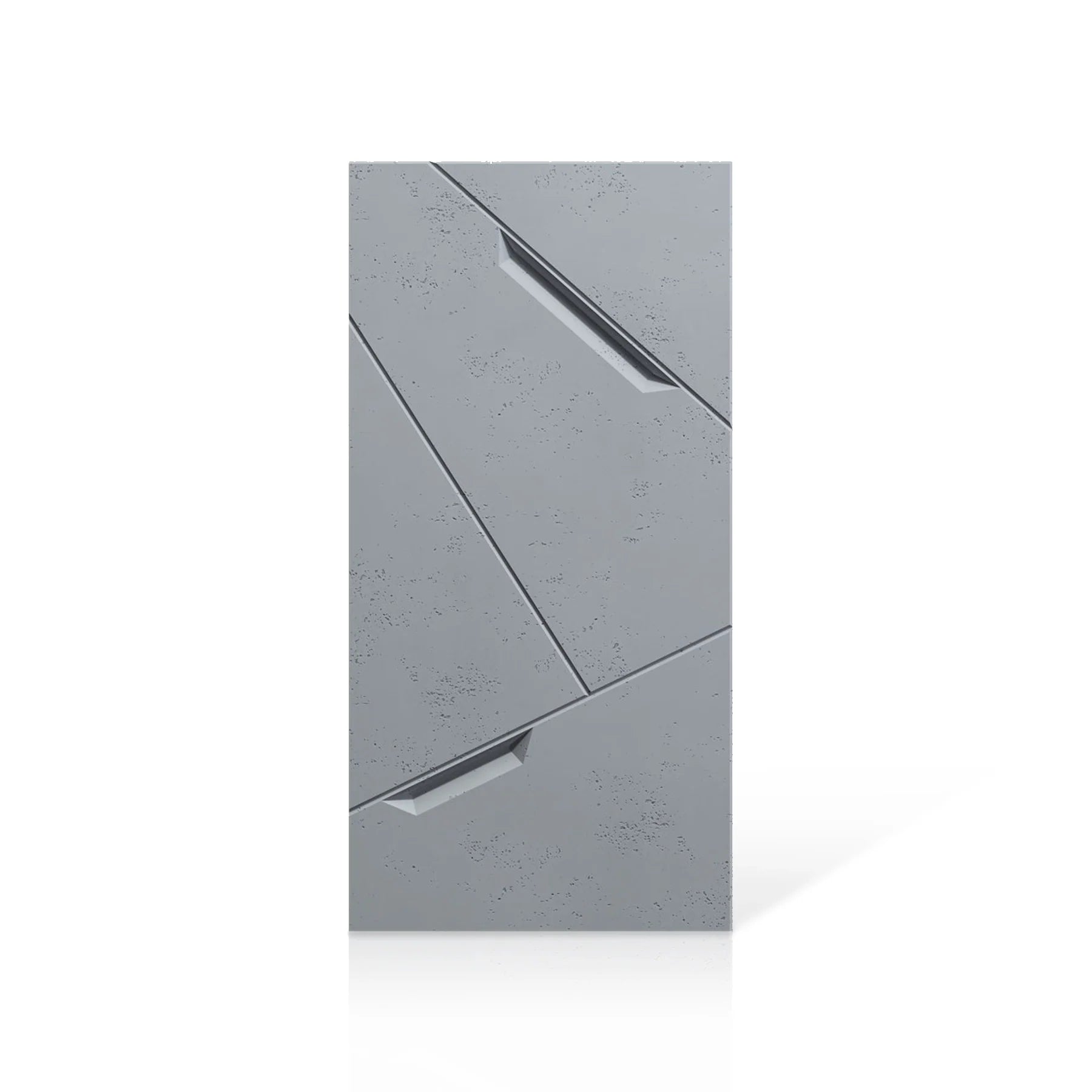 3D Concrete Wall Panels STOWAWAY colour swatch on white background DecorMania EU