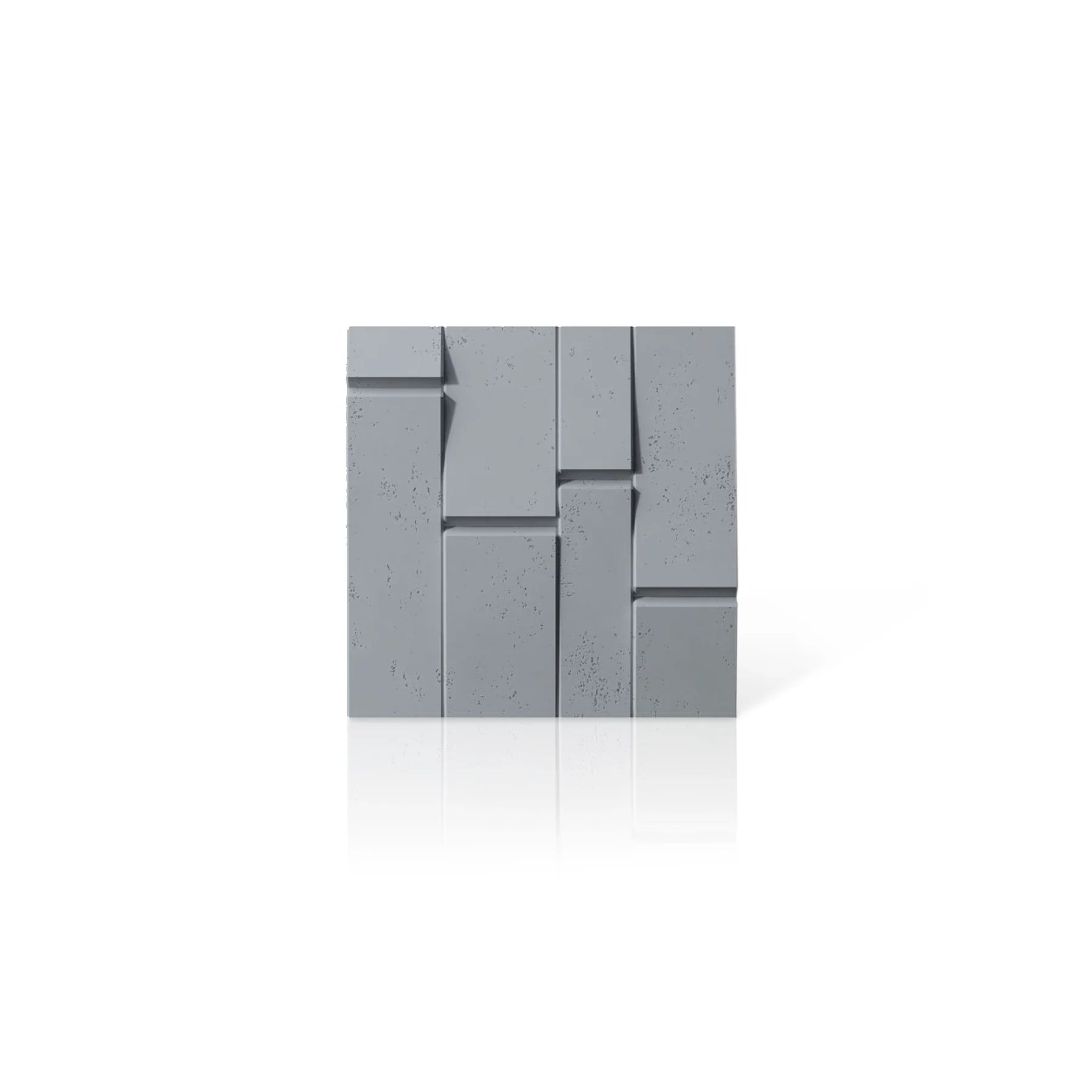 3D Concrete Wall Panels BREAK OUT colour swatch on white background DecorMania EU