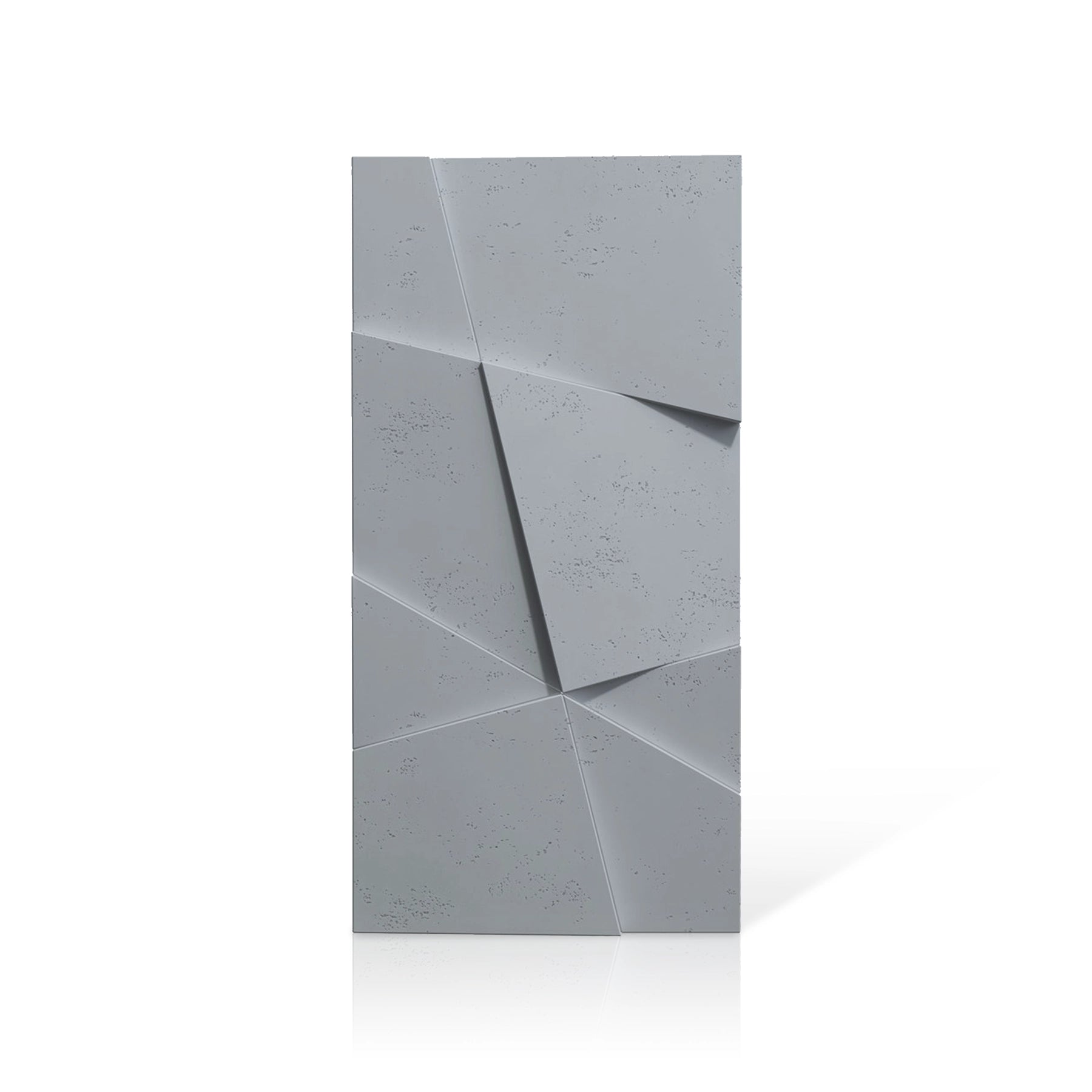 3D Concrete Wall Panels CRYSTAL colour swatch on white background DecorMania.eu
