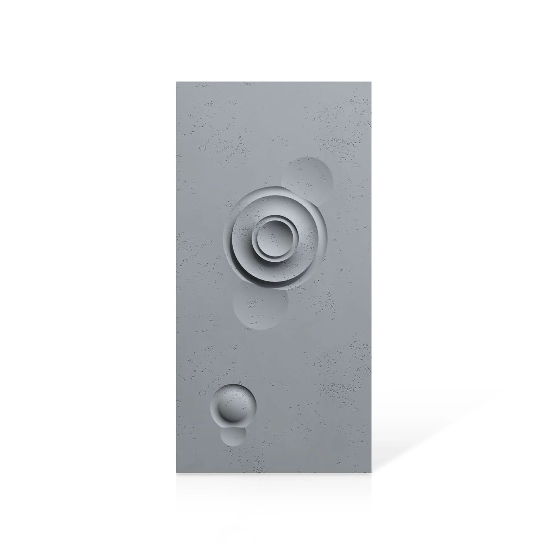 3D Concrete Wall Panels MOONS Models A&B colour swatch on white background DecorMania.eu