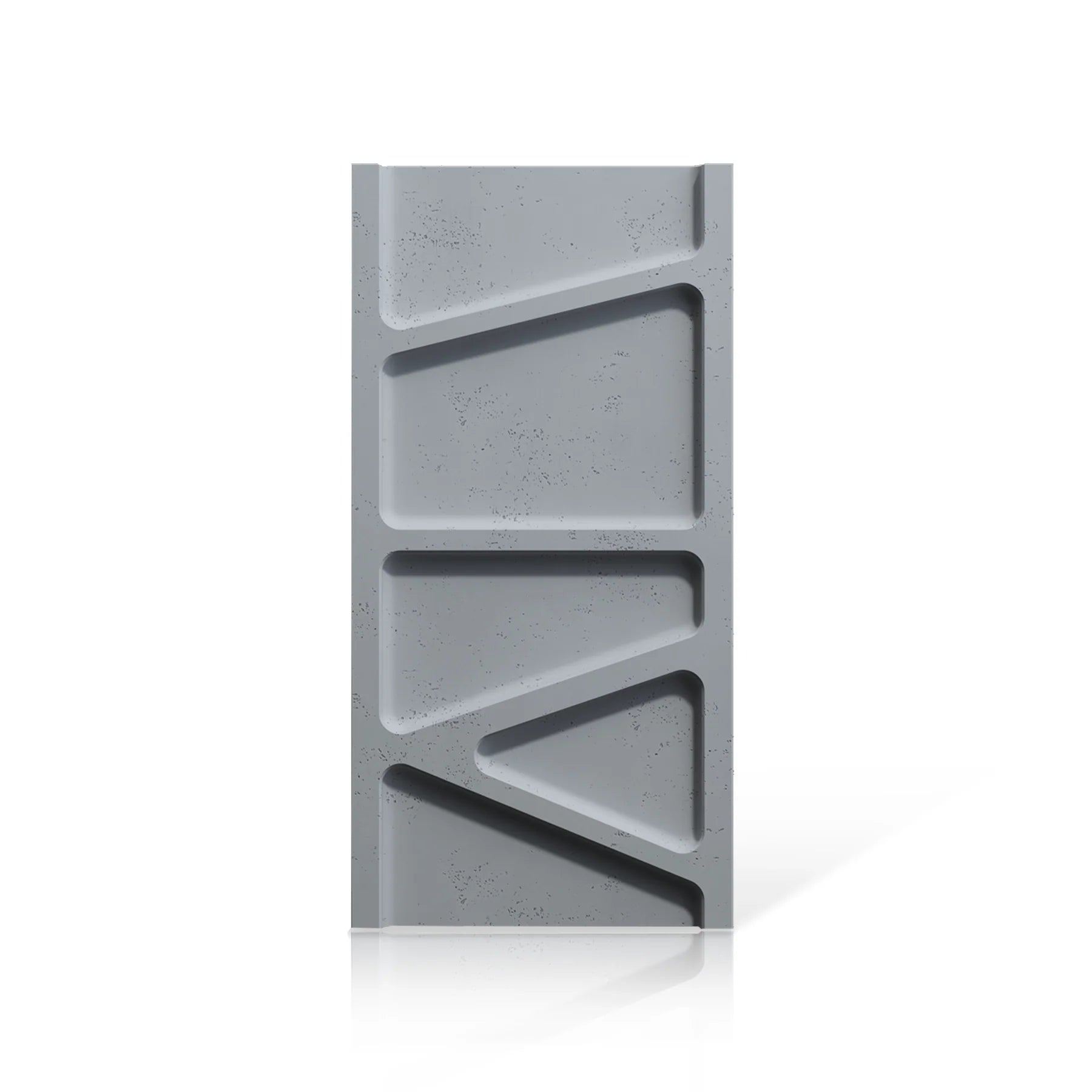 3D Concrete Wall Panels PARALELL colour swatch on white background DecorMania.eu