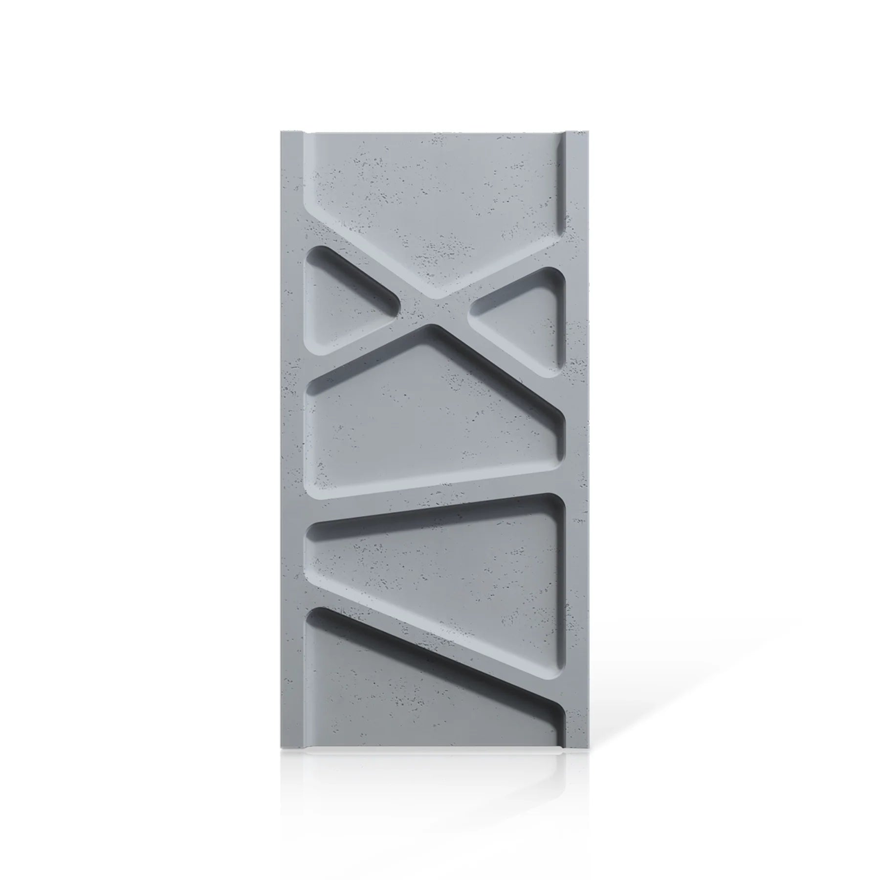 3D Concrete Wall Panels PARALELL colour swatch on white background DecorMania.eu