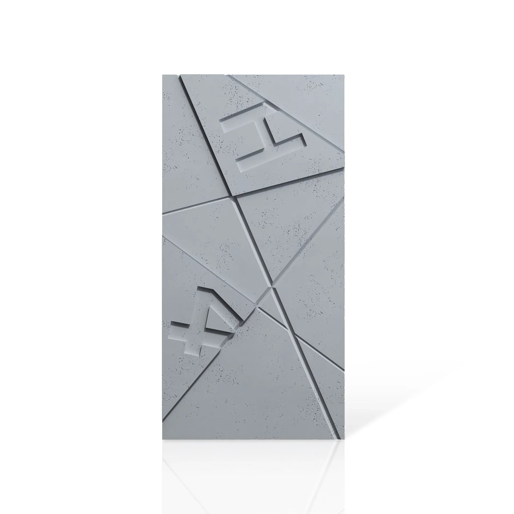 3D Concrete Wall Panels GRAPHICS MODELS C&D colour swatch on white background DecorMania EU