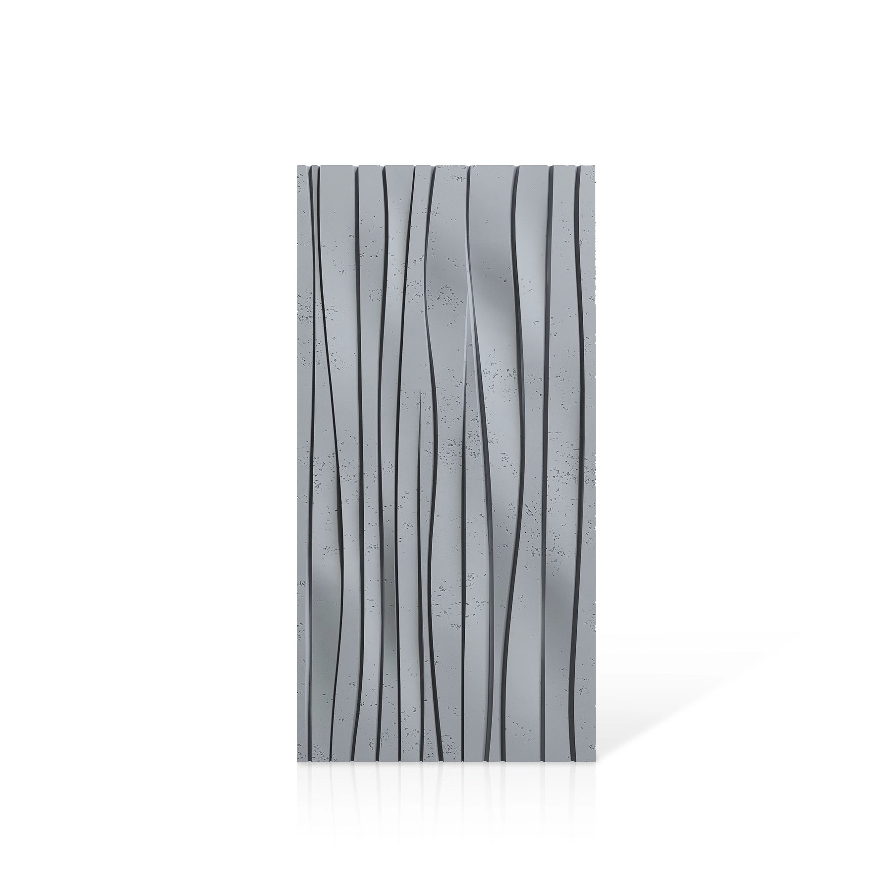3D Concrete Wall Panels WAVES colour swatch on white background DecorMania.eu