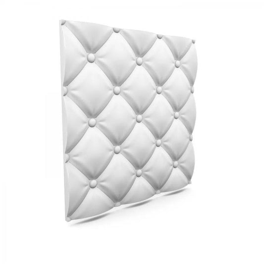 SOFT BUTTONS Polystyrene Wall Art – 3D Decorative Panels on white colour background DecorMania.eu