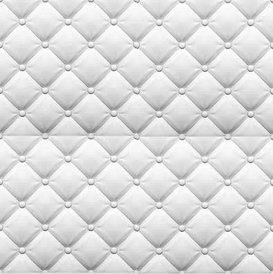 SOFT BUTTONS Polystyrene Wall Art – 3D Decorative Panels pattern in white colour DecorMania.eu