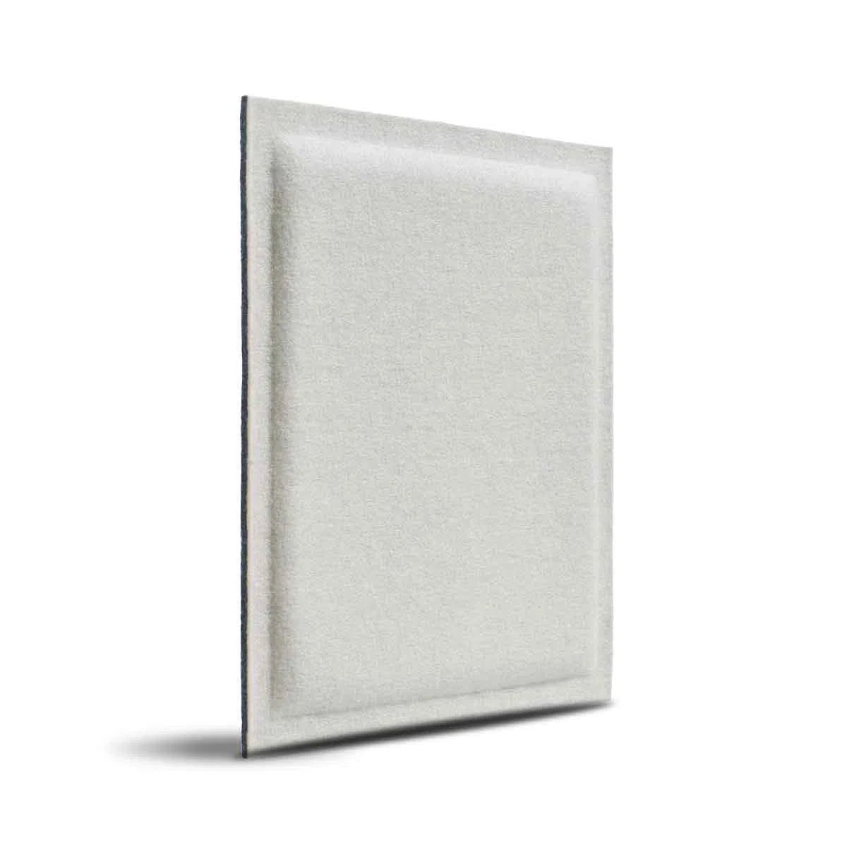 SQUARE BOLD Acoustic 3D Felt Wall Panels on white backgorund CREAM DecorMania.eu