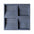 SQUARE 3D Cork Acoustic Wall Panels on white background BLUE DecorMania.eu