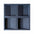 SQUARE 3D Cork Acoustic Wall Panels on white background DEEP BLUE DecorMania.eu
