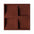 SQUARE 3D Cork Acoustic Wall Panels on white background MAROON DecorMania.eu