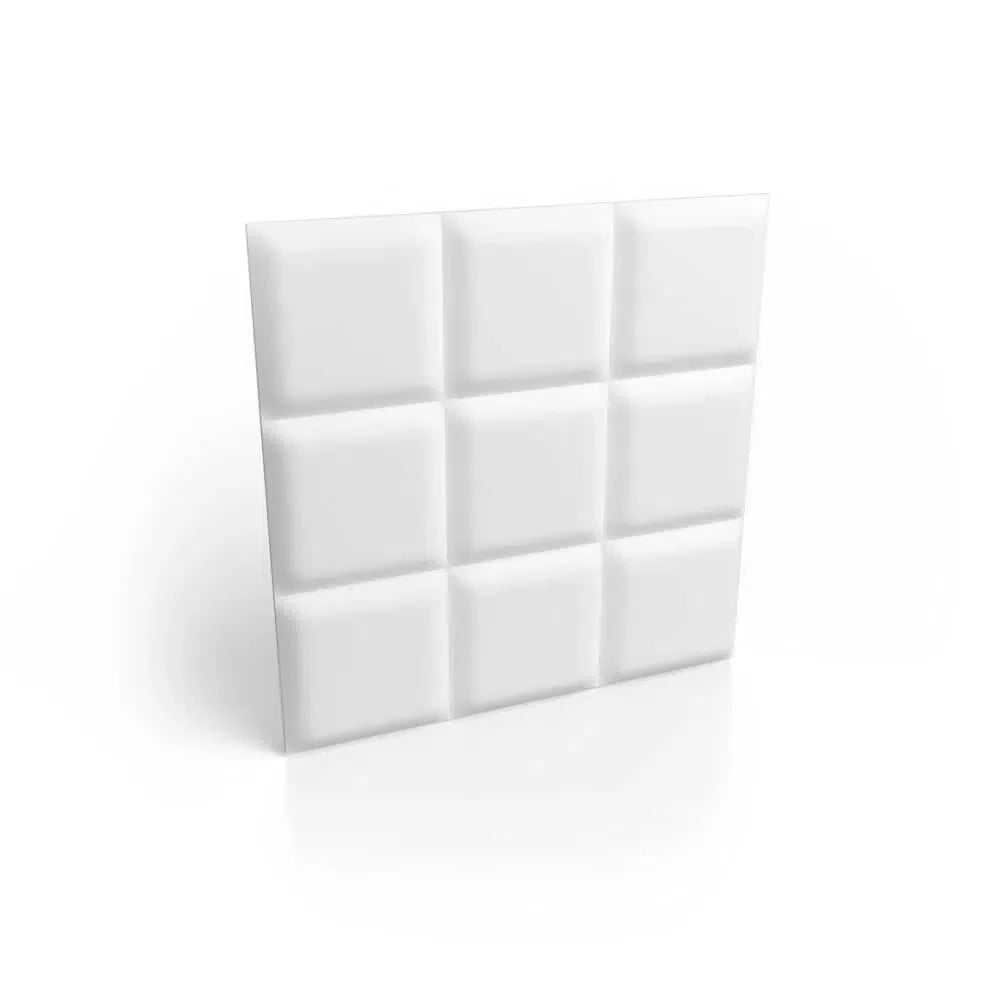 SQUARE Polystyrene Wall Art – 3D Decorative Panels on white background DecorMania.eu