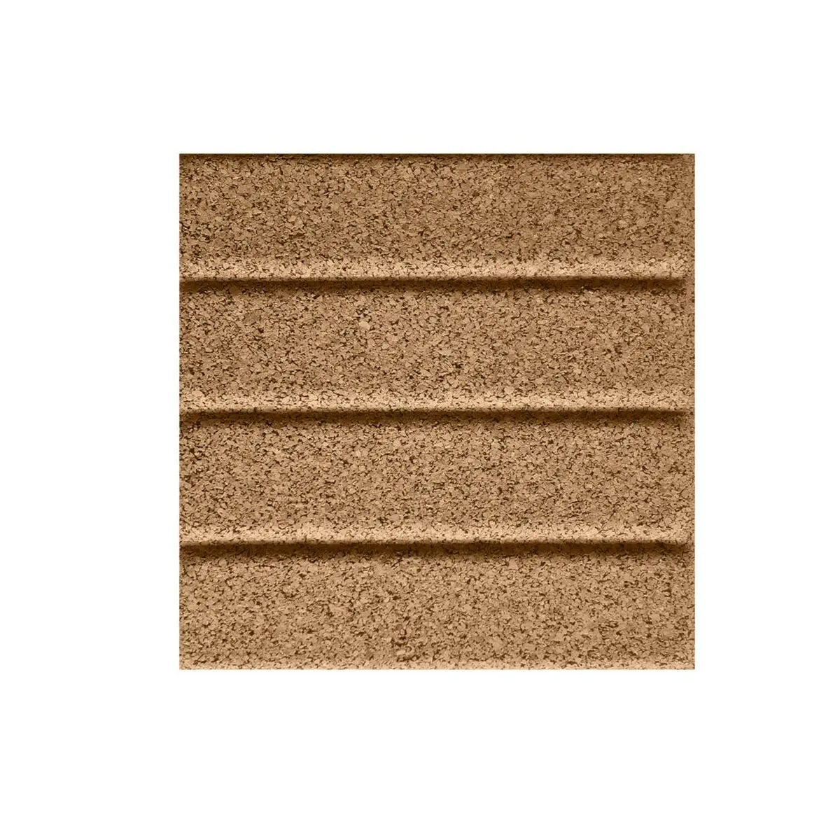 STRIPES 3D Cork Acoustic Wall Panels - box of 4 on white background DecorMania.eu