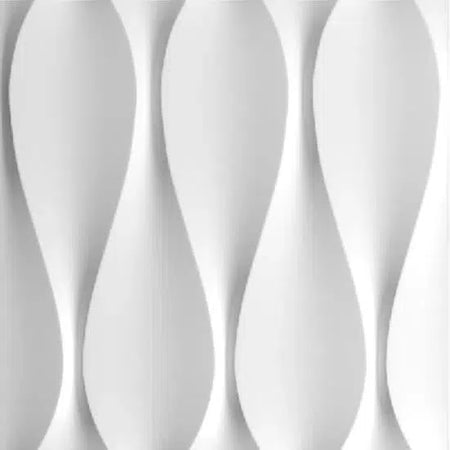 SANDGLASS Polystyrene Wall Art – 3D Decorative Panels white colour texture closeup DecorMania.eu