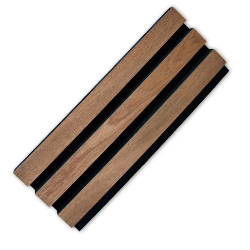 Sapelli sample Acoustic Wood Slat Wall Panel DecorMania.eu