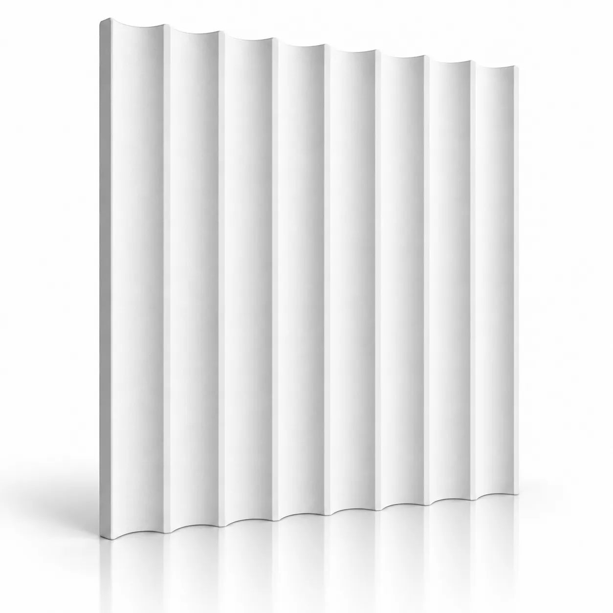 Fluted Slats 3D-Gips-Wandpaneele 