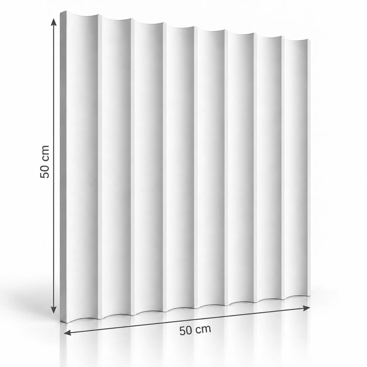Fluted Slats 3D-Gips-Wandpaneele 
