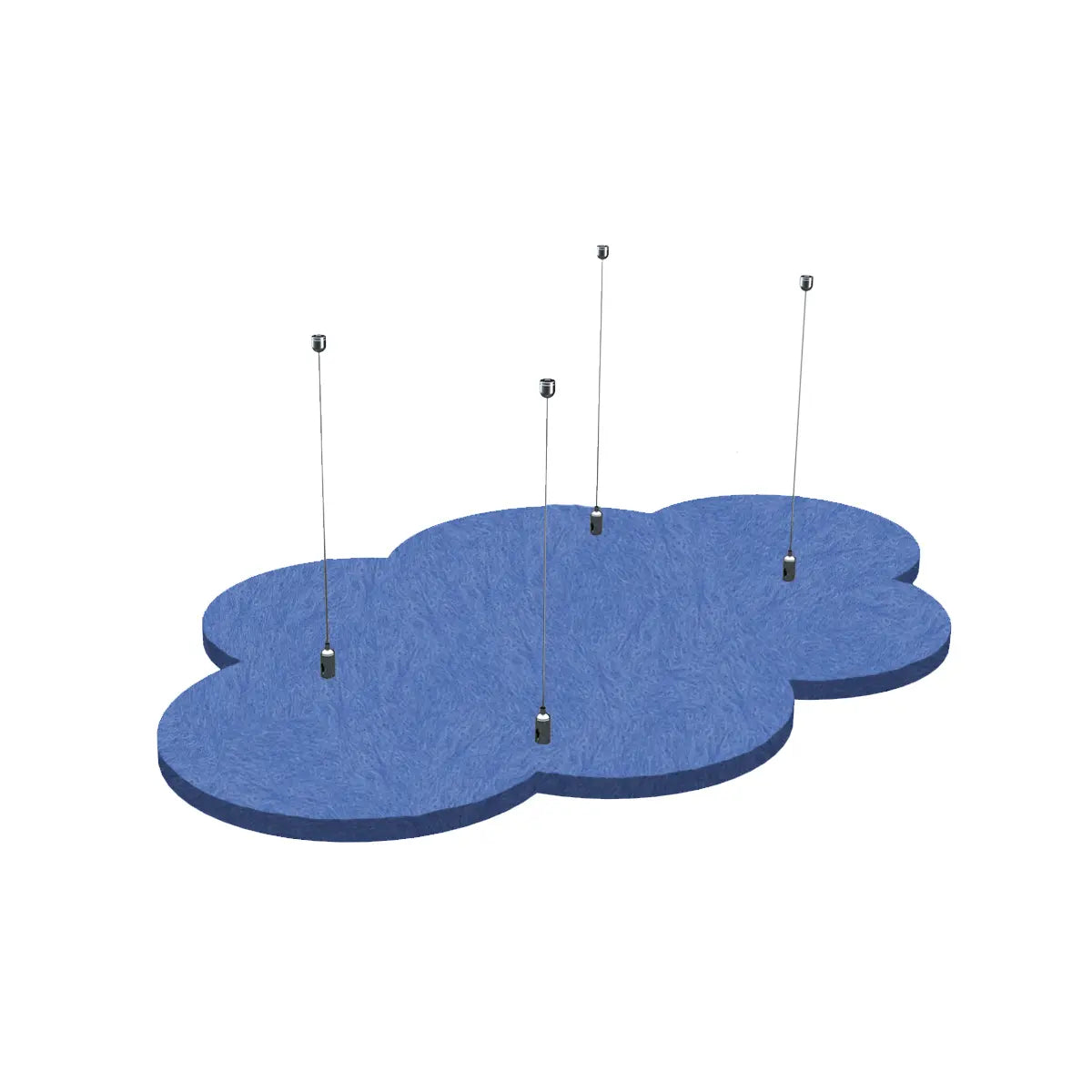 Suspended Ceiling Panels - Acoustic Felt CLOUD M on white background Decormania EU