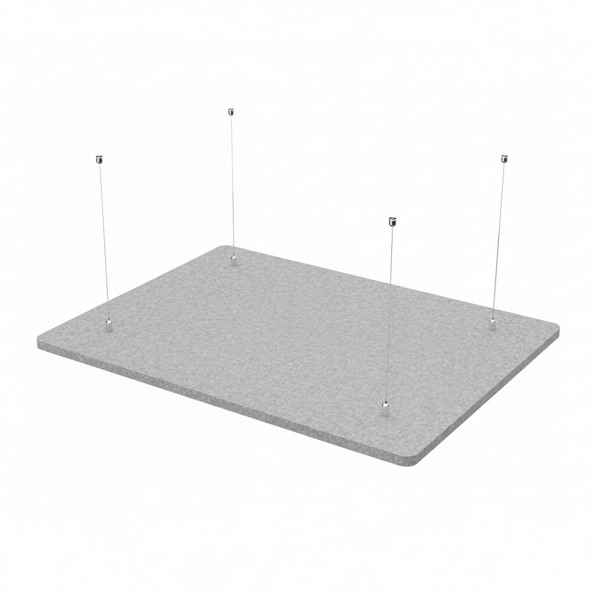 Suspended Ceiling Panels - Acoustic Felt RECTANGLE on white background DecorMania EU