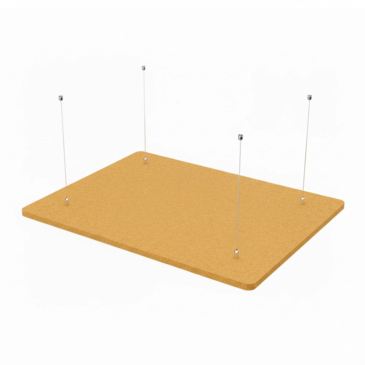 Suspended Ceiling Panels - Acoustic Felt RECTANGLE on white background DecorMania EU
