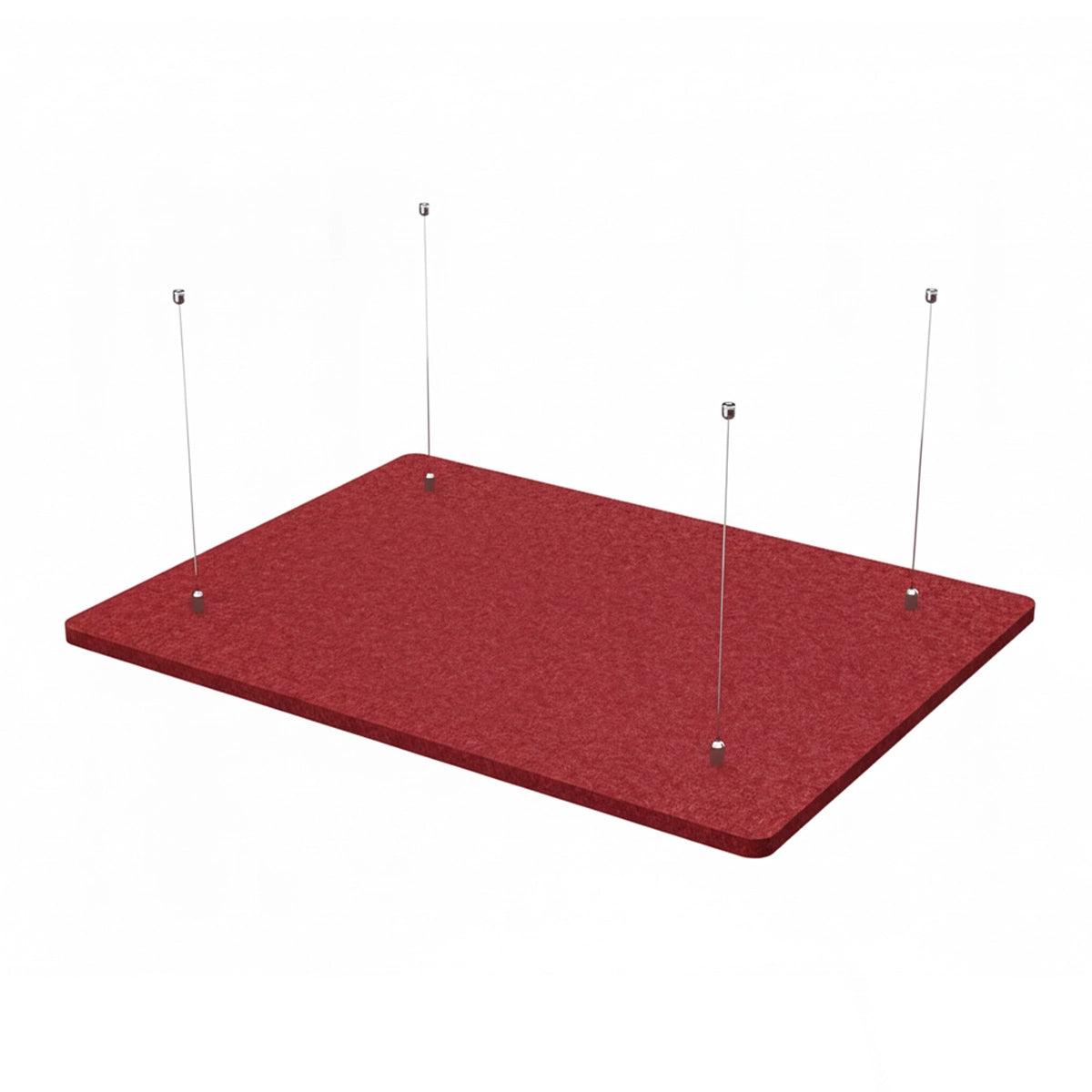 Suspended Ceiling Panels - Acoustic Felt RECTANGLE on white background DecorMania EU