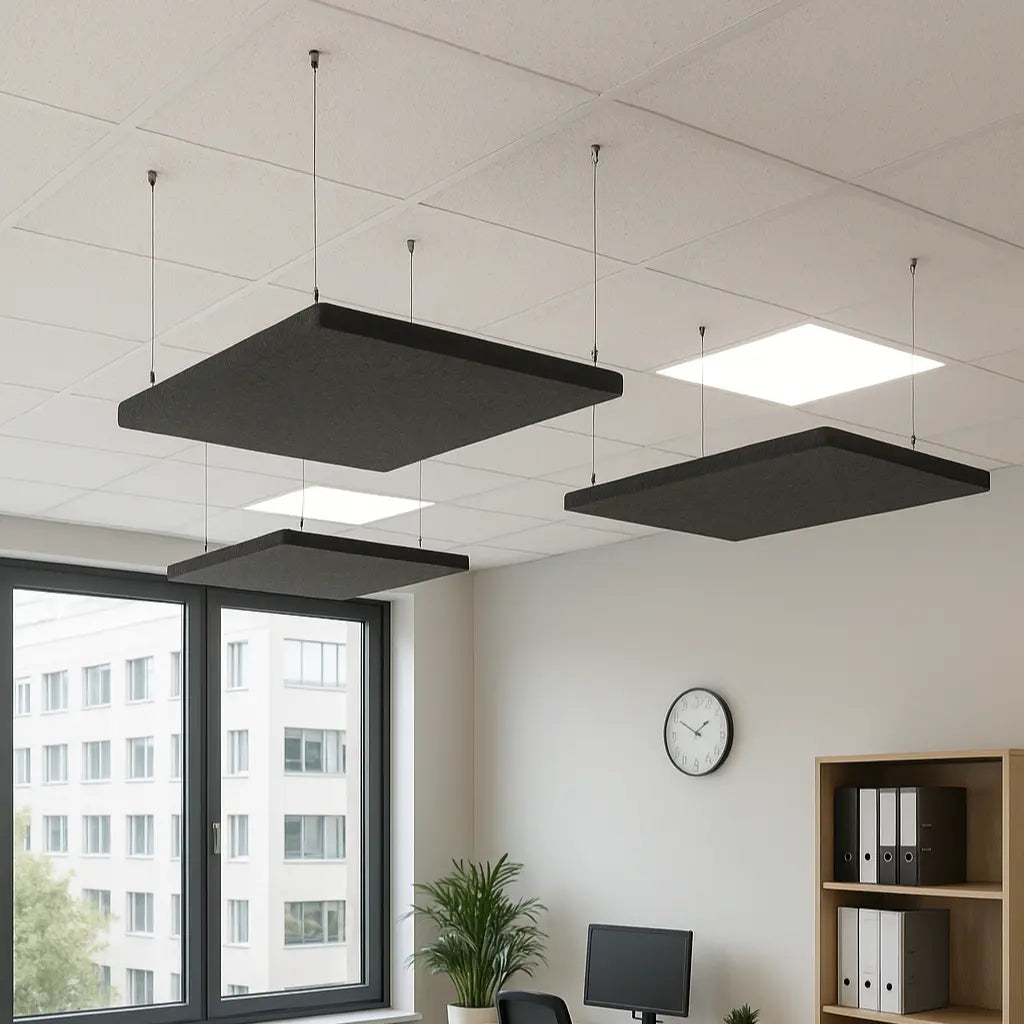 Suspended Ceiling Panels - Acoustic Felt RECTANGLE in office interior DecorMania EU