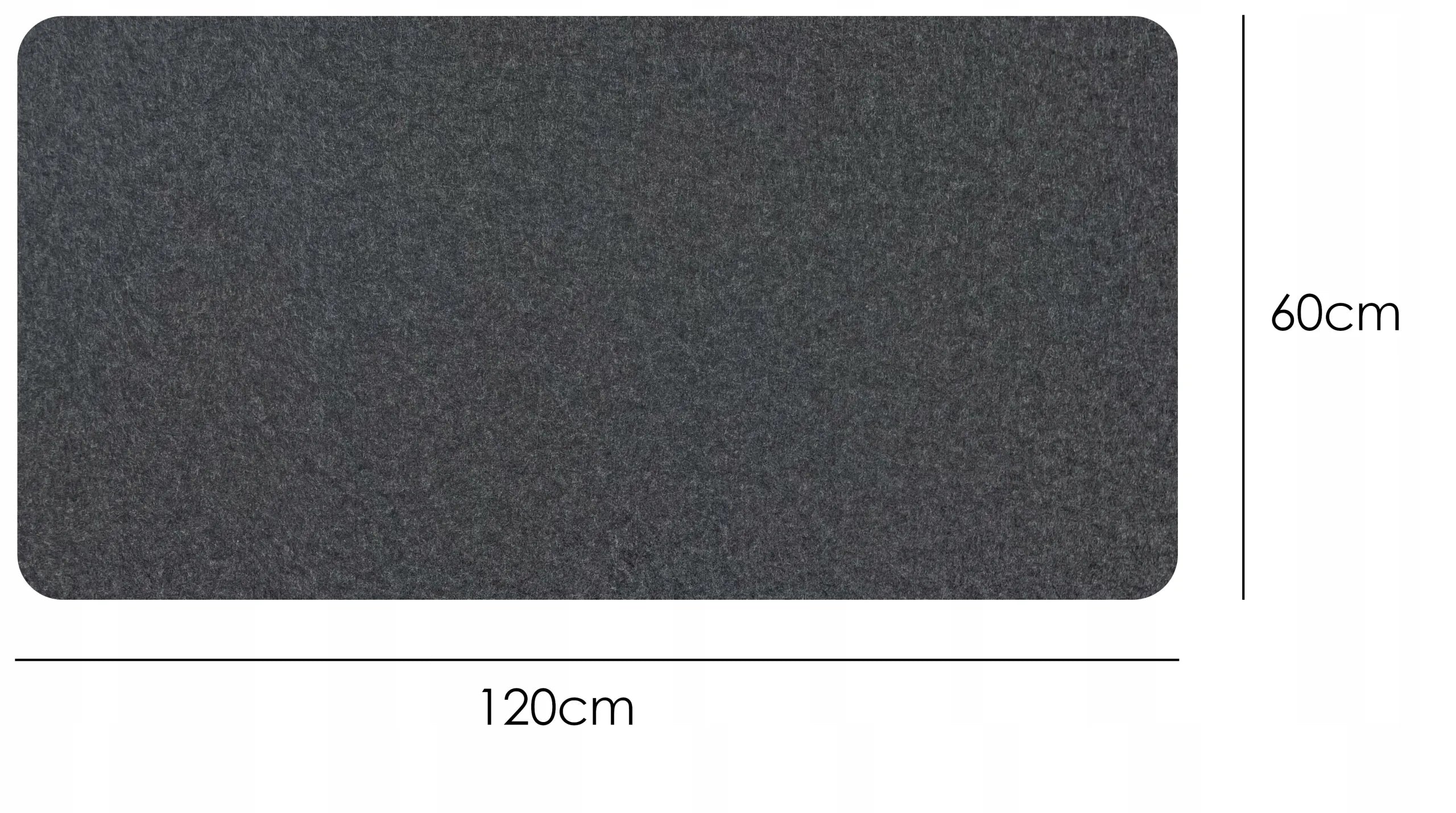 Suspended Ceiling Panels - Acoustic Felt RECTANGLE dimensions DecorMania EU