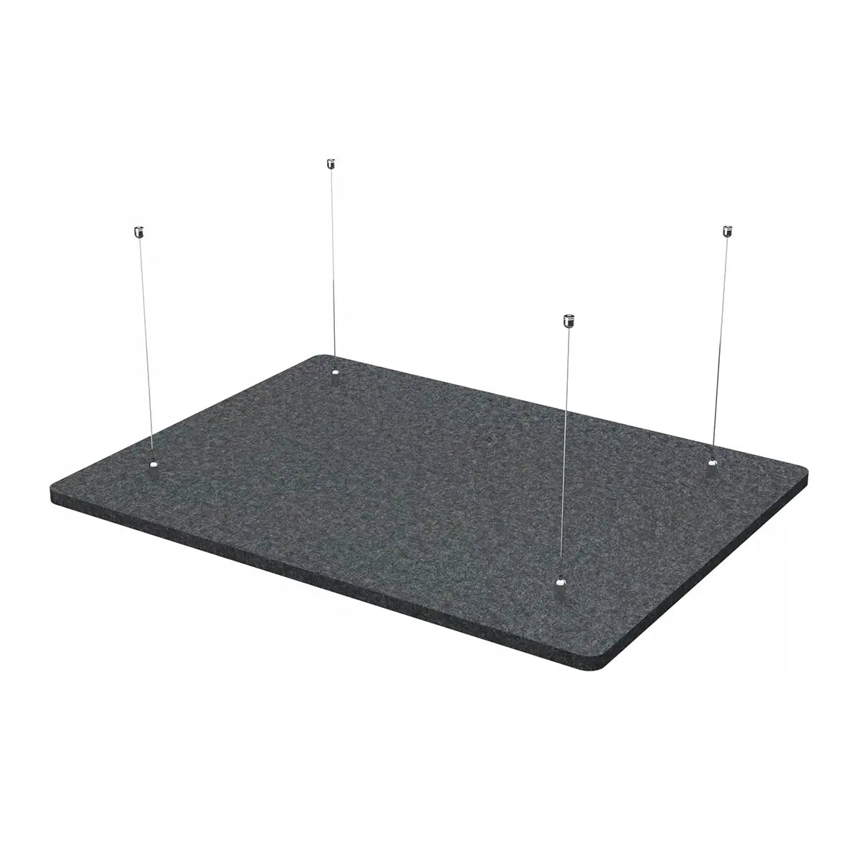 Suspended Ceiling Panels - Acoustic Felt RECTANGLE on white background DecorMania EU