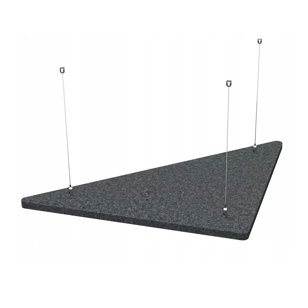 Suspended Ceiling Panels - Acoustic Felt TRIANGLE on white background Decormania EU