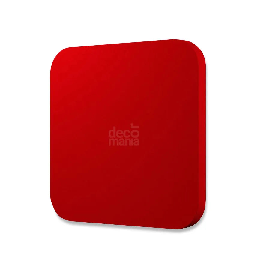 TELE L Soft Acoustic Wall Panel-Soft-Tele-L-crimson-with-logo-DecorMania.eu