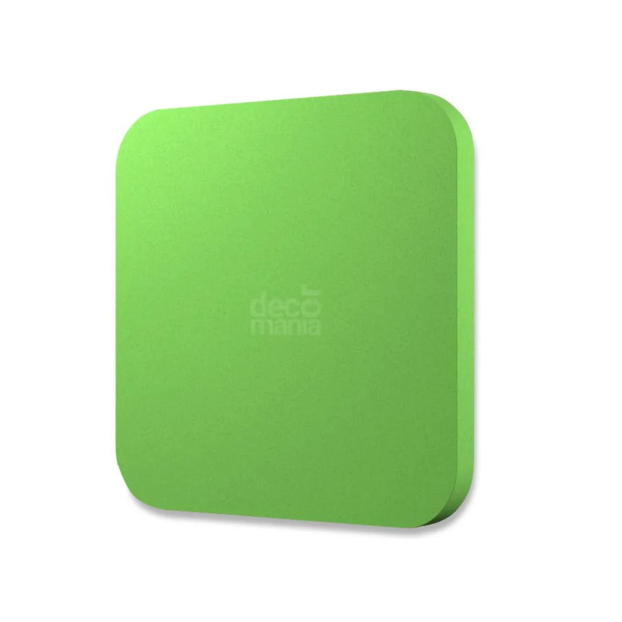 TELE L Soft Acoustic Wall Panel-Soft-Tele-L-green-apple-with-logo-DecorMania.eu