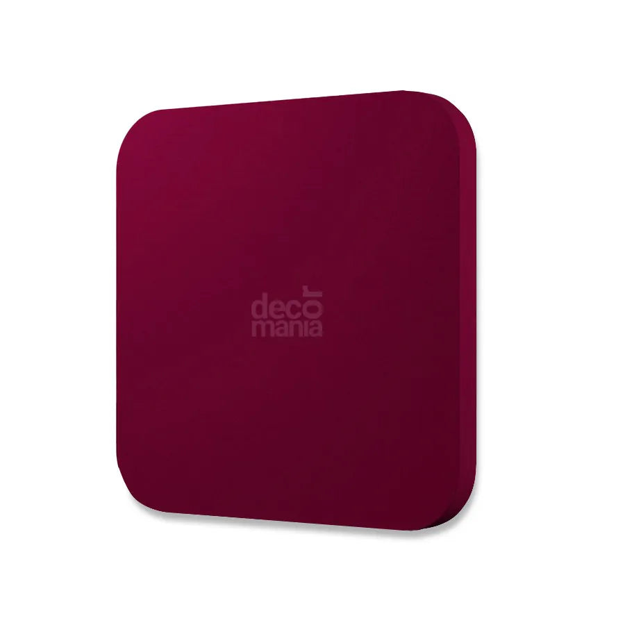 TELE L Soft Acoustic Wall Panel-Soft-Tele-L-ruby-with-logo-DecorMania.eu