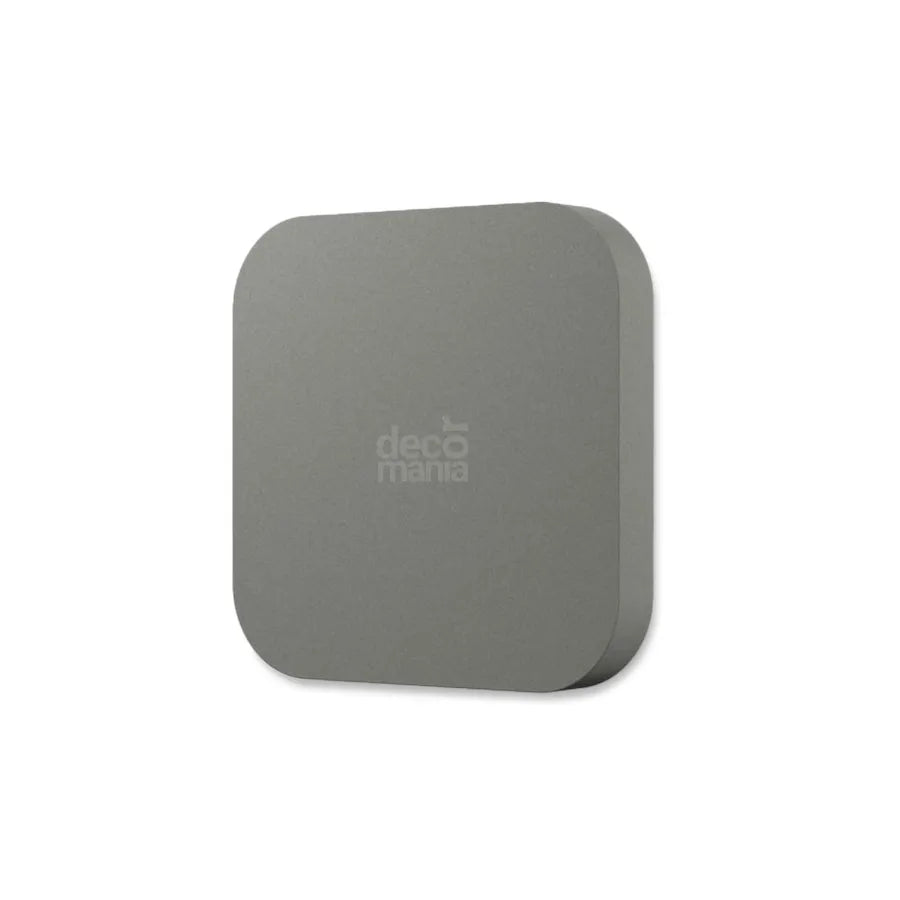 TELE M Soft Acoustic Wall Panel-Soft-tele-M-grey-smoke-with-logo-DecorMania.eu