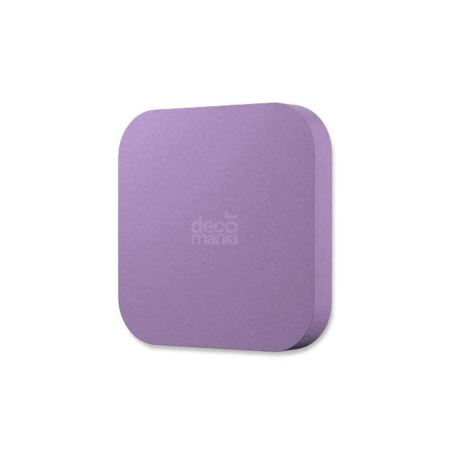TELE M Soft Acoustic Wall Panel-Soft-tele-M-lilac-with-logo-DecorMania.eu