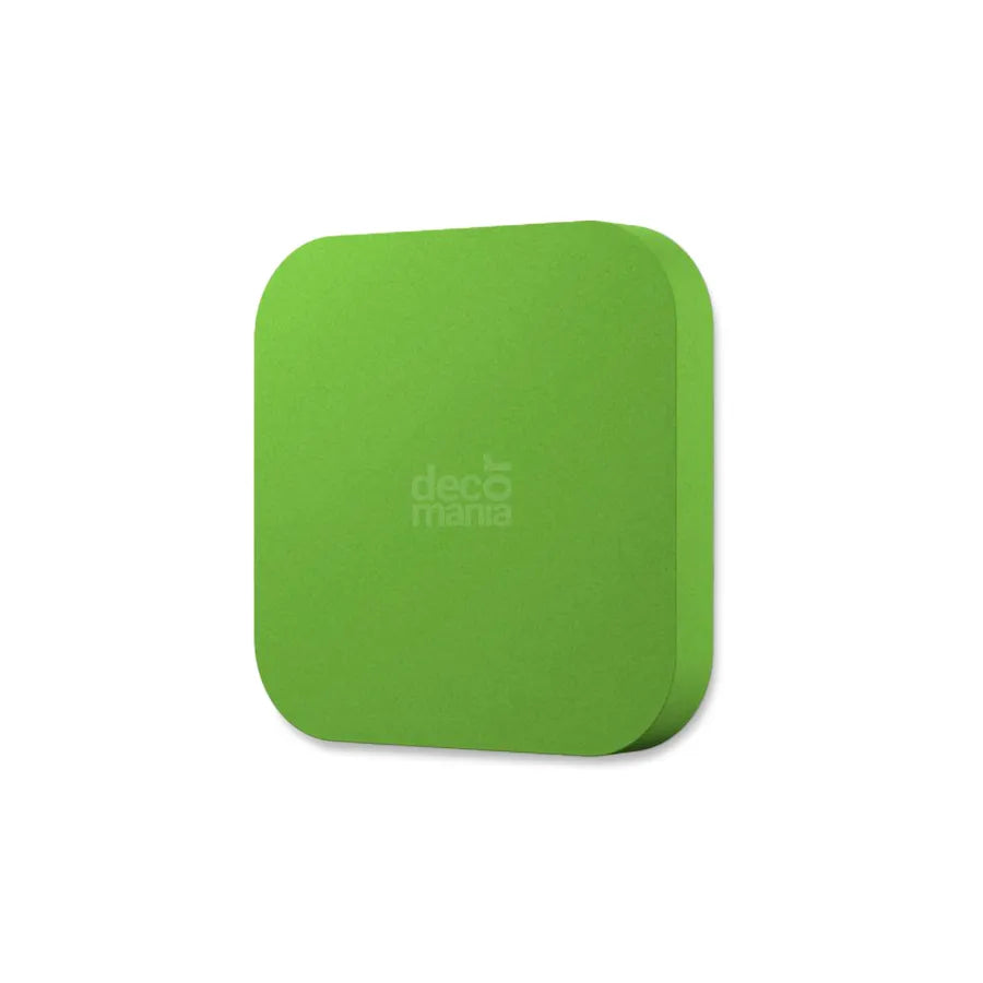 TELE M Soft Acoustic Wall Panel-Soft-tele-M-peridot-with-logo-DecorMania.eu
