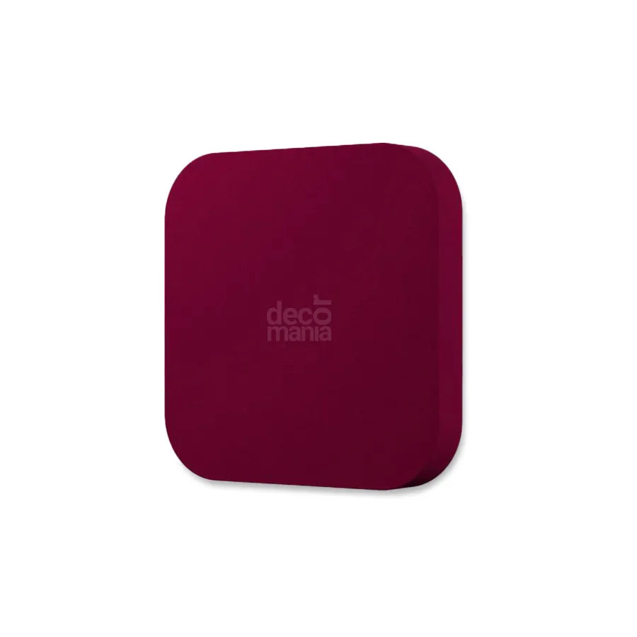 TELE M Soft Acoustic Wall Panel-Soft-tele-M-ruby-with-logo-DecorMania.eu