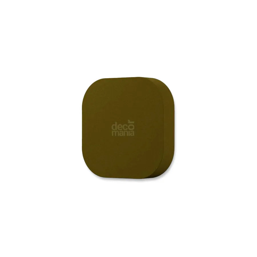 TELE S Soft Acoustic Wall Panel-Soft-Tele-S-olive-with-logo-DecorMania.eu