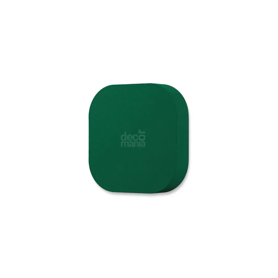 TELE S Soft Acoustic Wall Panel-Soft-Tele-S-pine-green-with-logo-DecorMania.eu