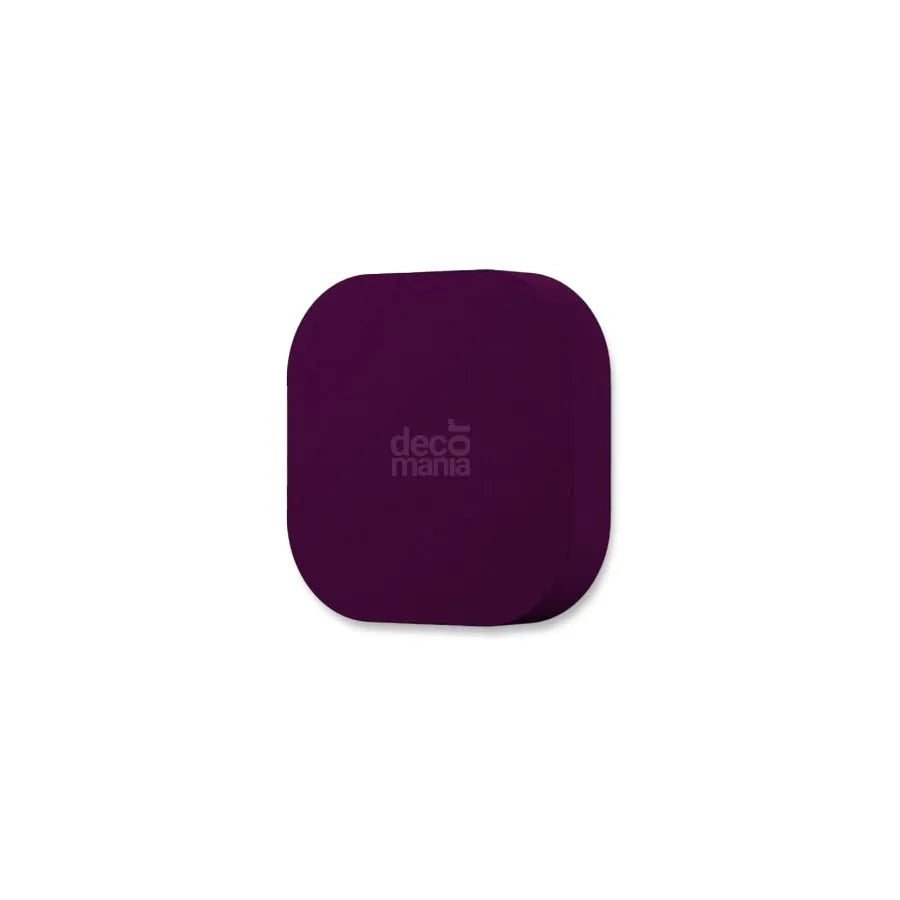 TELE S Soft Acoustic Wall Panel-Soft-Tele-S-plum-with-logo-DecorMania.eu