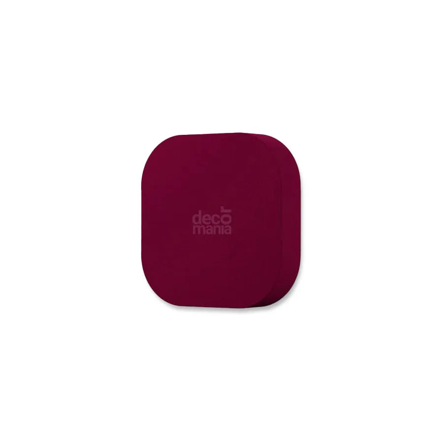 TELE S Soft Acoustic Wall Panel-Soft-Tele-S-ruby-with-logo-DecorMania.eu