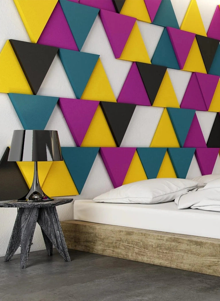 Soft Acoustic Wall Panels FLuffo In bedroom interior