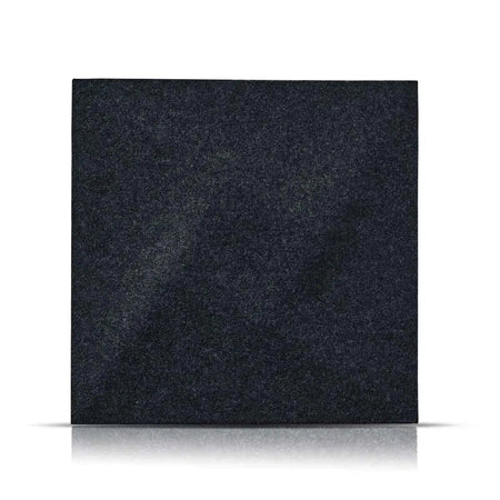 TWIST Acoustic 3D Felt Wall Panels BLACK on white background DecorMania.eu