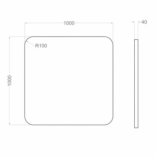 Tele AIR Acoustic Suspended Ceiling Panel dimensions DecorMania.eu
