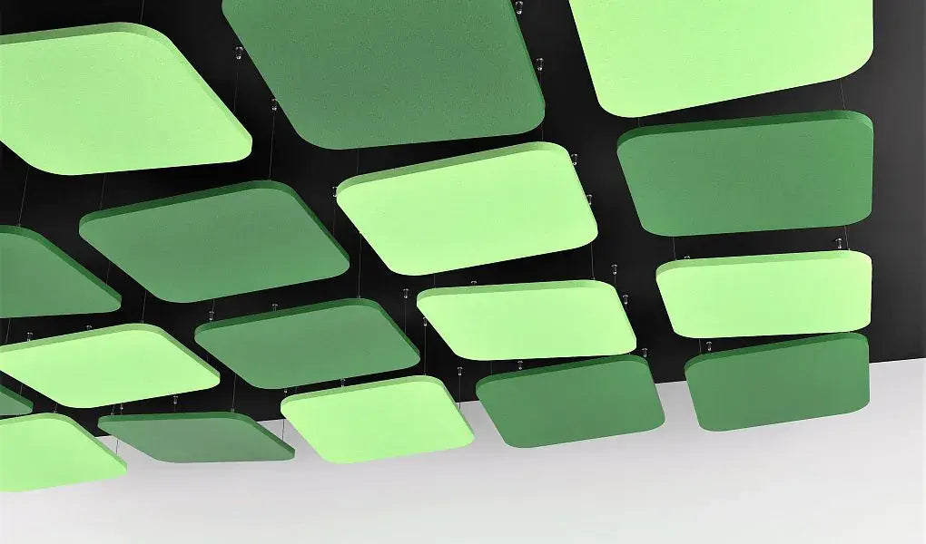Tele AIR Acoustic Suspended Ceiling Panel green composition DecorMania.eu