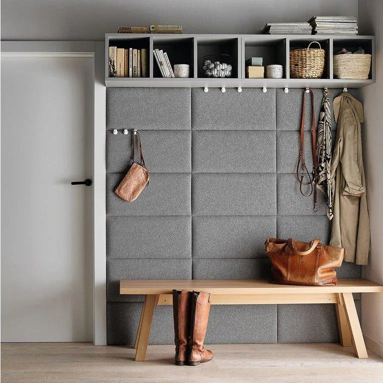 Upholstered Wall Panels 60x30 cm in hallway interior DecorMania.eu