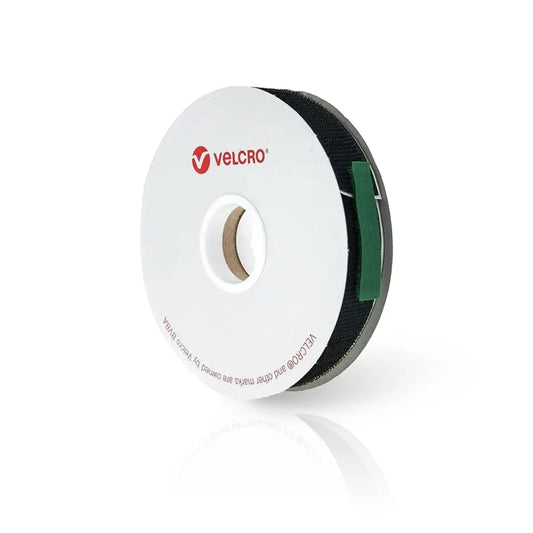 Velcro Tape with Self-Adhesive Backing - 25m Roll colour swatch on white background DecorMania.eu