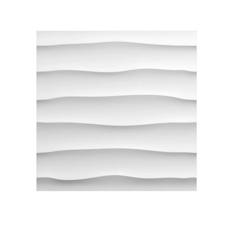 WAVES Polystyrene Wall Art – 3D Decorative Panels on transparent background DecorMania.eu