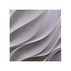 WAVES Gypsum 3D Wall Panels on white background DecorMania.eu