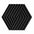 WEAVE 3D Cork Acoustic Wall Panels on white background BLACK DecorMania.eu